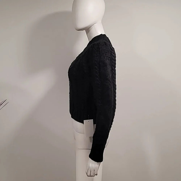 For Love & Lemons Wandering Single Shoulder Cropped Sweater - Picture 6 of 12